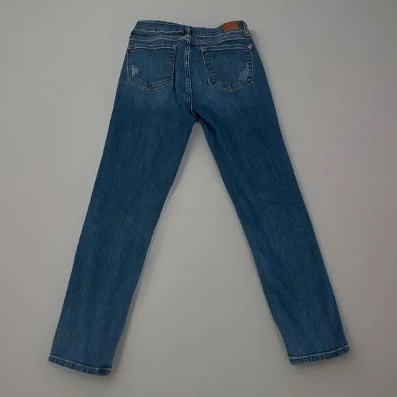 Judy Blue Jeans Mid-Rise Relaxed Fit Women's Dark Wash Curvy Size (5/27) - Picture 5 of 14